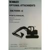 Kobelco SK70SR-1E S/N YT02-04001- Excavator Breaker Nibbler Extra Parts Manual