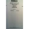 Kobelco SK70SR-1E SR70SR-1ES 7001- Excavator Opt Attach Offset Boom Parts Manual