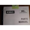Kobelco K909-II SN LQ1789- K909LC-II SN LL1488- Extra &amp; Breaker Parts Manual &#039;88