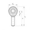 FAG wheel hub bearing unit timken for dodge ram 1500 2000 Rod ends - GAKR22-PW