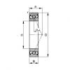 angular contact ball bearing installation HCS7002-E-T-P4S FAG #1 small image