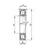 FAG 7218 b mp fag angular contact bearing 90x160x30 Spindle bearings - B71930-C-T-P4S