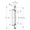 FAG ntn flange bearing dimensions Axial needle roller bearings - AXW35 #2 small image