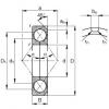 FAG wheel hub bearing unit timken for dodge ram 1500 2000 Four point contact bearings - QJ1038-N2-MPA