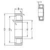 Cylindrical Roller Bearings Distributior NU2222-E-TVP3 NKE