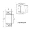 spherical roller bearing axial load 24038BK30 NTN