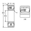 spherical roller bearing axial load 24036MB AST