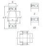 angular contact thrust bearings 5212ZZ KOYO