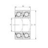 angular contact thrust bearings 7048 ADT ISO