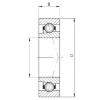 angular contact thrust bearings 7038 ATBP4 CX #5 small image