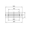 thrust ball bearing applications 51330 NACHI #1 small image