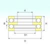 thrust ball bearing applications 52228 ISB #1 small image