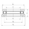 thrust ball bearing applications 53414U+U414 CX