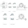 Bearing housed units P 62 R-1. TF SKF