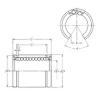 linear bearing shaft KLM16P NTN #1 small image