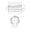 linear bearing shaft LBCF 12 A-2LS SKF #1 small image