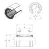 linear bearing shaft LM25OP Samick #1 small image