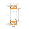 TdiT TnaT two-row tapered roller Bearings 74539Td 74856 #2 small image