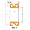 tdik thrust tapered roller bearings nP091790 nP091792 #1 small image