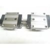 2 NEW REXROTH R 165121220 SLIDE ROLLER BEARINGS WITH LINER RAIL 18.75&#034;LONG