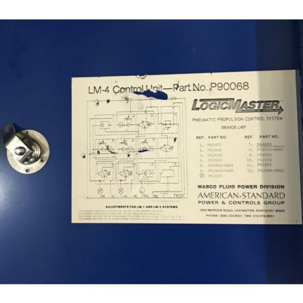 Logic Master Control Panel- P90068 American Standard/ Wabco / Rexroth #4 image