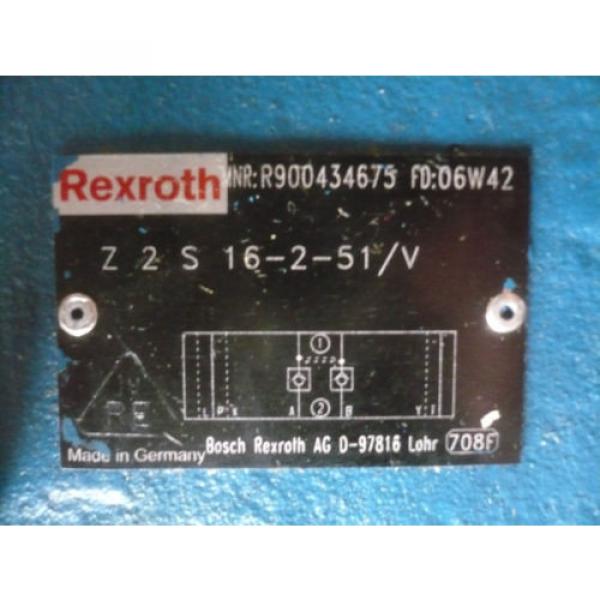 New Rexroth R900434675 Z2S16-2-51/V Valve #2 image