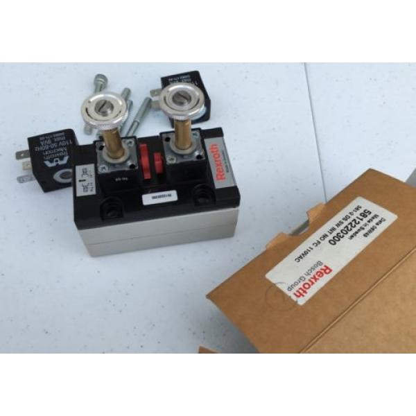 5812220300 581-222-030-0 Rexroth Air Valve 5/2 Double Solenoid 110VAC ISO2 #5 image