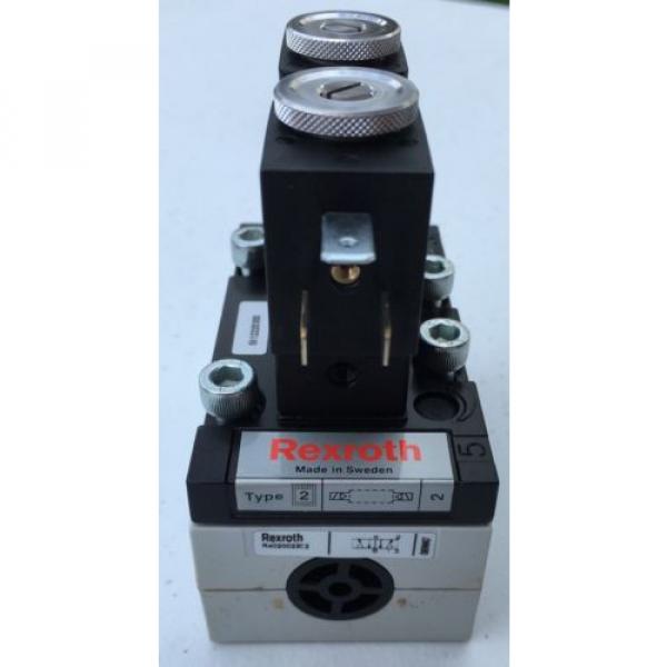 5812220300 581-222-030-0 Rexroth Air Valve 5/2 Double Solenoid 110VAC ISO2 #8 image