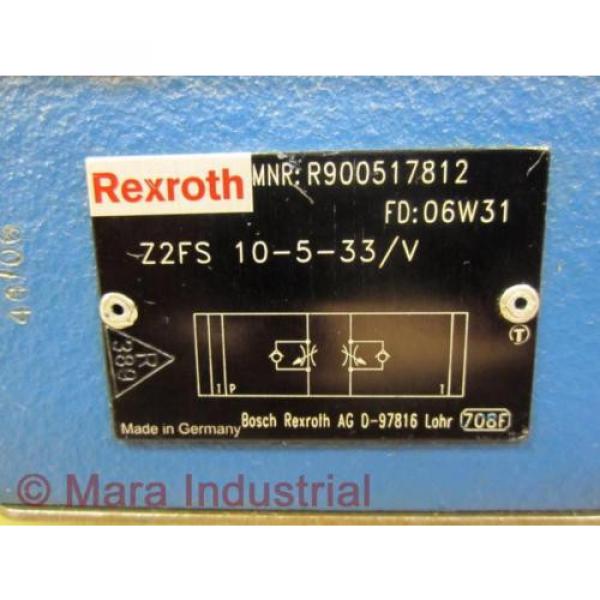 Rexroth Bosch R900517812 Check Valve Z2FS 10-5-33/V - New No Box #2 image