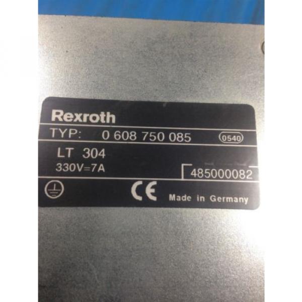 USED REXROTH 0 608 750 085 POWER SUPPLY MODULE LT304 (C27/C32) #3 image