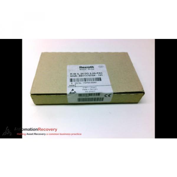 REXROTH R-IB IL 24 DO 2-2A-PAC INLINE MODULE W/ 2 OUTPUTS, NEW #182813 #1 image