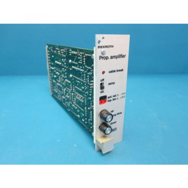 REXROTH VT5003-S-31 R1 PROPORTIONAL AMPLIFIER BOARD WITH RAMP CONTROL #1 image
