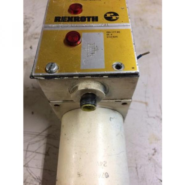 REXROTH VALVE 4WE10E31/CG24N9DK24L USE AND REMOVED WORKING #3 image