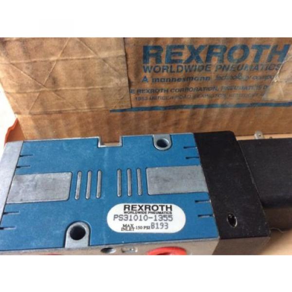 BOSCH REXROTH PS31010-1355 - PNEUMATIC VALVE 150PSI MAX INLET - New In Box! #2 image