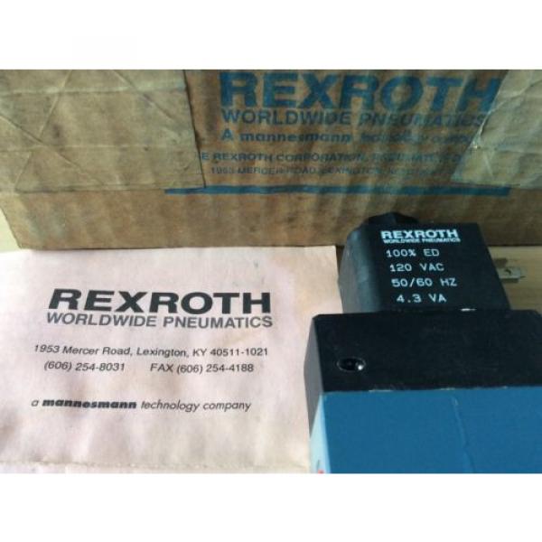 BOSCH REXROTH PS31010-1355 - PNEUMATIC VALVE 150PSI MAX INLET - New In Box! #3 image