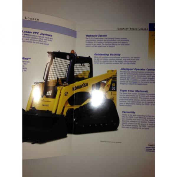 Komatsu NEEDLE ROLLER BEARING CK30-1  Compact  Rubber  Tracked  Loader , Sales Brochure &amp; specifications. #5 image
