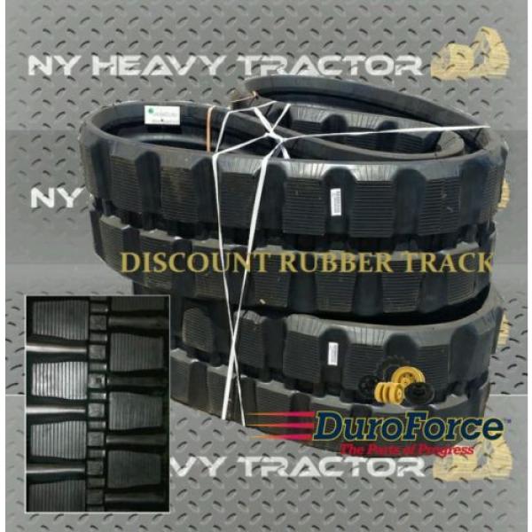 NEW NEEDLE ROLLER BEARING RUBBER  TRACKS  **  SET  of TWO ** FOR Komatsu CK30 450X86X56 17.7&#034; #3 image