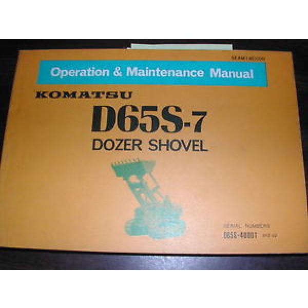 Komatsu NEEDLE ROLLER BEARING D65S-7  OPERATION  MAINTENANCE  MANUAL  TRACK LOADER SHOVEL OPERATOR GUIDE #5 image