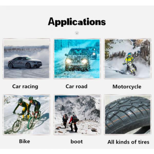 100x9mm Screw in Tire Stud Snow Spikes Racing Track Tire Ice Studs Car/Truck/ATV #5 image