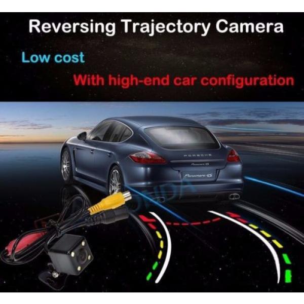 7inch TFT MP5 Monitor + 4 LED Car Dynamic Track Rear View Reverse CCD Camera #2 image