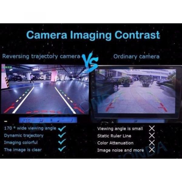 7inch TFT MP5 Monitor + 4 LED Car Dynamic Track Rear View Reverse CCD Camera #3 image