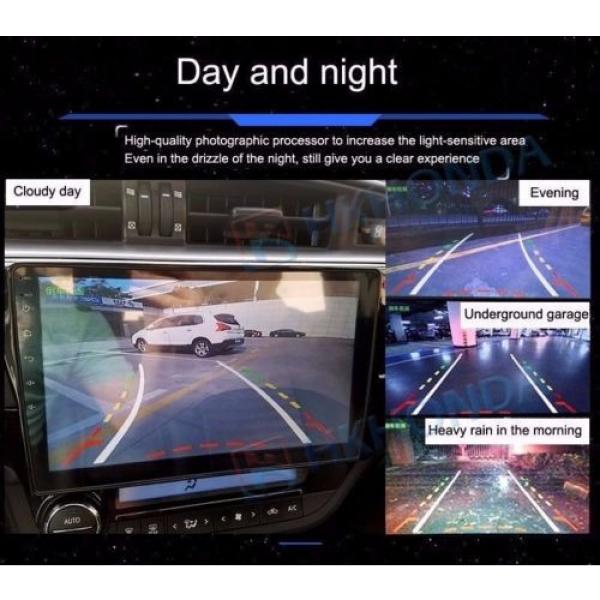 7inch TFT MP5 Monitor + 4 LED Car Dynamic Track Rear View Reverse CCD Camera #5 image