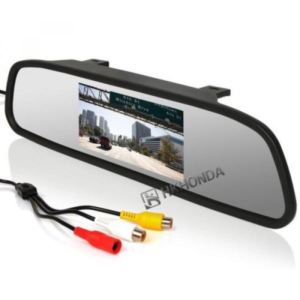 4.3&#034; inch monitor Screen + 4LED Car Track Dynamic Trajectory Rearview CCD Camera #2 image