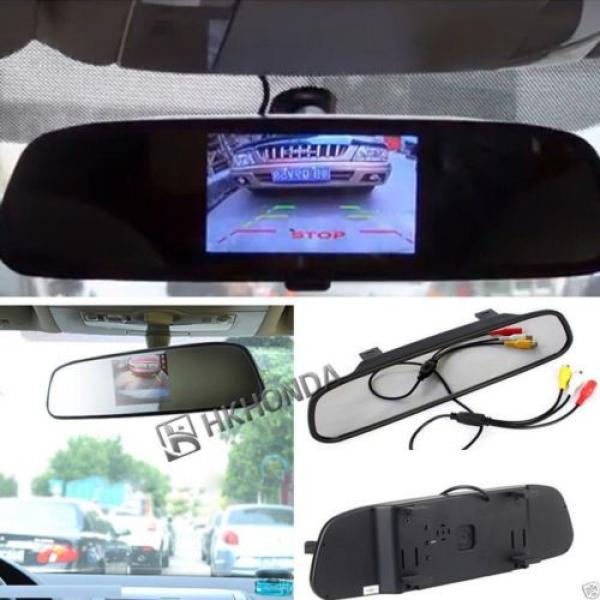 4.3&#034; inch monitor Screen + 4LED Car Track Dynamic Trajectory Rearview CCD Camera #12 image