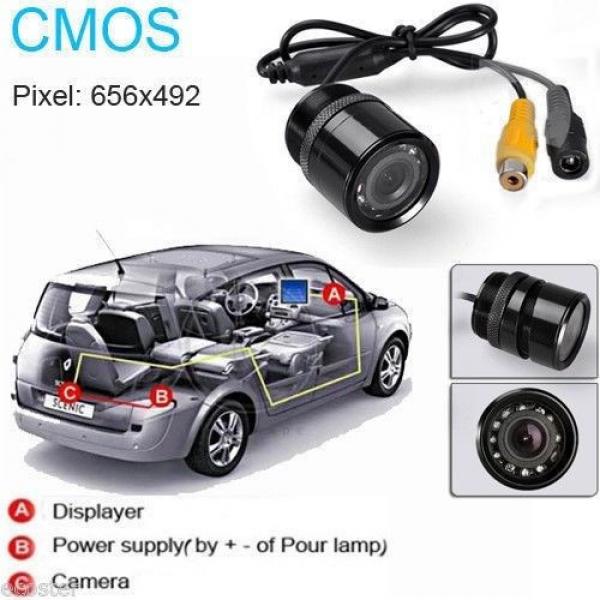 HD 9LED Night Vision CMOS Waterproof Car Rear View  Parking Camera for Volvo #9 image