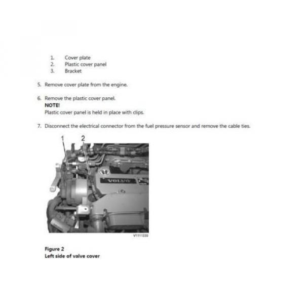 VOLVO P8720B TRACKED PAVER SERVICE AND REPAIR MANUAL #5 image