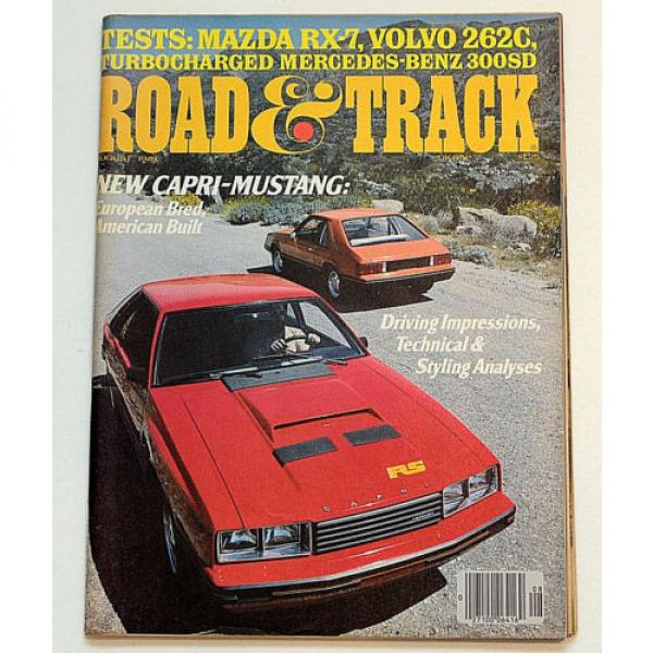 Road &amp; Track Magazine August 1978 Mazda RX-7 Volvo 262C Mercedes-Benz 300SD #1 image