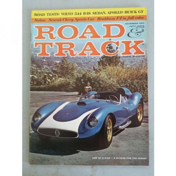 Road &amp; Track Magazine November 1963 Buick Apollo GT - Scarab - Rover 2000 Volvo #1 image