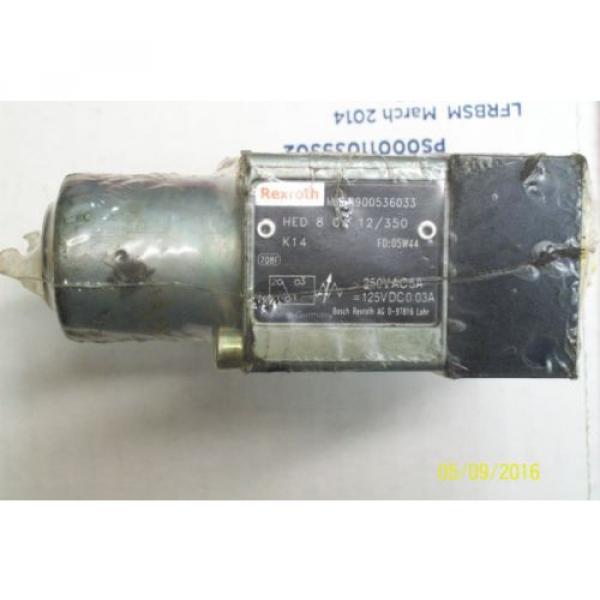 *NEW* REXROTH SOLENOID VALVE R900536033, HED8OA1X/350K14 #2 image