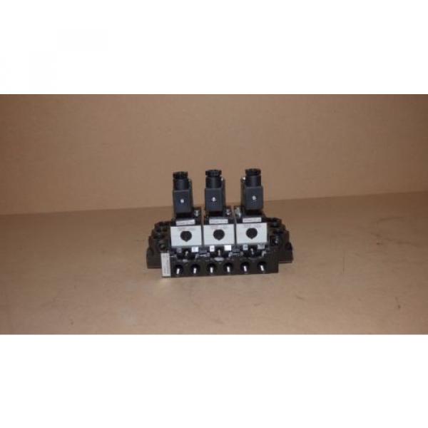 New Rexroth Pneumatic Directional Control Solenoid Valves, Bank Of 3 #8 image